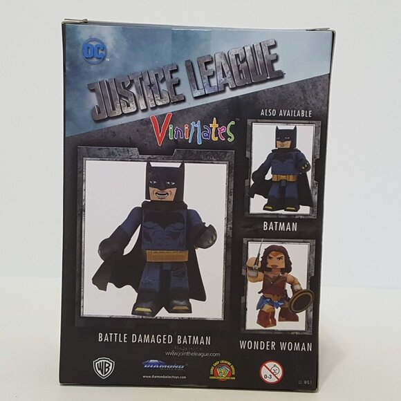 Justice League Vinimates Battle Damaged Batman Exclusive Vinyl Figure Toy - Picture 2 of 5